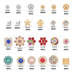 Cabochon di strass in resina e perline&nbsp;DIY-WH0204-54