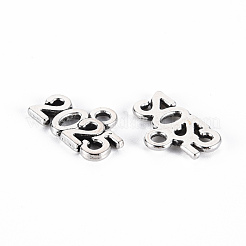 Tibetischen Stil Legierungs Anhänger & Charms&nbsp;TIBE-S323-110AS-RS