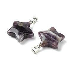 Ciondoli in ametista naturale fasciata&nbsp;GG-K002-10N