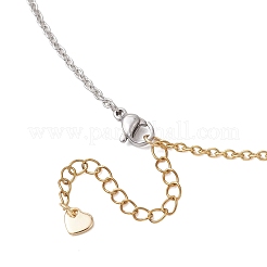 304 Edelstahl Erdbeer-Gliederkette Halsketten für Damen&nbsp;NJEW-JN05804-03