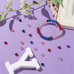 Kit de diy para hacer pulseras de cuentas transparentes&nbsp;DIY-YW0004-40