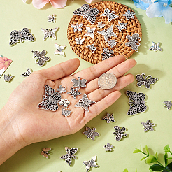 90pcs 15 pendentifs en alliage de style tibétain&nbsp;FIND-TA0003-54
