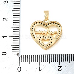 Messing Strass Anhänger&nbsp;RB-CBA2C2D-04G