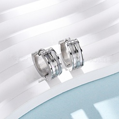 Pendientes de aro de acero inoxidable 304&nbsp;EJEW-D331-14P