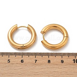 202 Edelstahl Polier Creolen&nbsp;EJEW-M106-02G-02-1