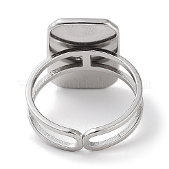 Bague en acier inoxydable 304&nbsp;RJEW-B059-09P-02