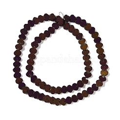 Hebras de cuentas de roca de lava natural galvanizada&nbsp;G-Q1009-G01-02A
