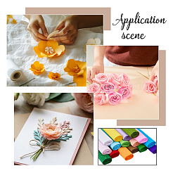 16 pièce de papier crépon fait main 16 couleurs&nbsp;DIY-FH0010-37