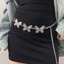 Tibetischen Stil Legierung Schmetterling Gliederkette Taille Bauchketten für Frauen&nbsp;FS-WG99F1B-02