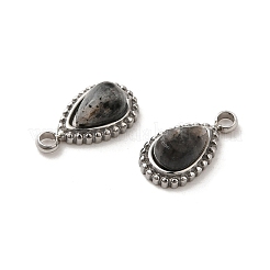 Natürliche Labradorit-Tropfen-Charms&nbsp;STAS-B074-04P-03