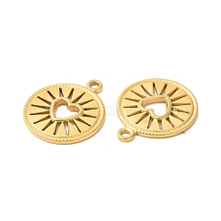 Placcatura ionica (ip) ciondoli in acciaio inossidabile 304&nbsp;STAS-L268-013G