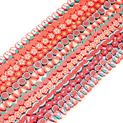 12 Strang 12 Stile handgemachte Polymer Clay Perlenstränge&nbsp;CLAY-TA0001-72A