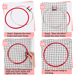 Stickrahmen mit Federspannung&nbsp;TOOL-WH0159-50A