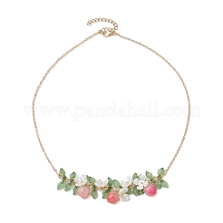 Collana pendente in resina epossidica e acrilico&nbsp;X1-NJEW-TA00162