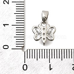Ottone micro spianare pendenti zirconi&nbsp;KK-Z093-06P
