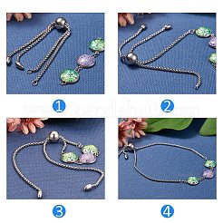Anlaufgeschützte Herstellung von Kettenarmbändern aus Edelstahl 304&nbsp;STAS-F118-P