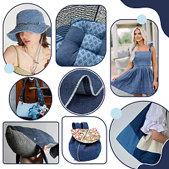 1 Yard Baumwoll-Denim-Stoff&nbsp;DIY-BC0015-52