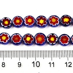 Handgemachte Glasperlen Millefiori-Stränge&nbsp;LAMP-N024-21