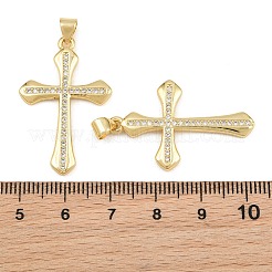 Messing micro pave klare zirkonia anhänger&nbsp;CU-CBADC6C-08G-04