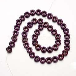 Electroplate non magnetici ematite sintetico fili di perline&nbsp;G-F300-03B-04