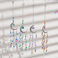 DIY-Bausätze zum Aufhängen eines Sonnenfängers mit Mond&nbsp;DIY-SC0030-71