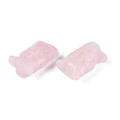 Statuetta di gufo in quarzo rosa naturale&nbsp;DJEW-N005-05E