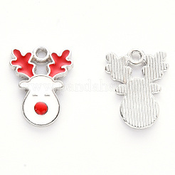 Pendentifs d'émail en alliage&nbsp;X-ENAM-S121-013-P