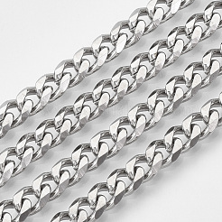 Cadenas de eslabones cubanos de acero inoxidable 201 resistentes al deslustre&nbsp;STAS-R100-23