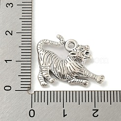 Tibetischer stil Aluminium Anhänger & Charms&nbsp;TIBE-Q098-07B