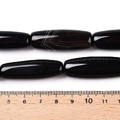 Brins de perles d'agate naturelle teintes et chauffées&nbsp;G-T138-230C