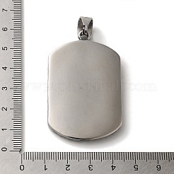 Große Anhänger aus chirurgischem Edelstahl 316l&nbsp;STAS-H194-02AS-01