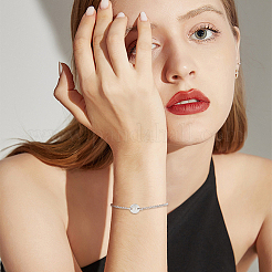 DIY-Bausatz für Gliederarmbänder aus Edelstahl 304 mit Initialen&nbsp;DIY-UN0056-21