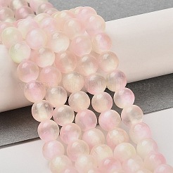 Brins de perles teints en sélénite naturelle&nbsp;G-P493-02J