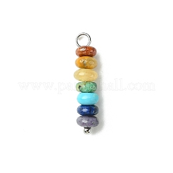 7 Chakra-Edelstein-Perlenanhänger&nbsp;PALLOY-JF02527-01