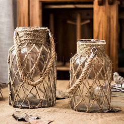 2 rouleau de cordon de jute de couleur terre bicolore&nbsp;OCOR-CD0001-05