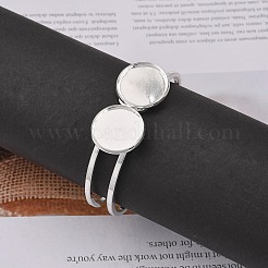 Accessoire de bricolage de bracelet en laiton&nbsp;MAK-WH0006-01S