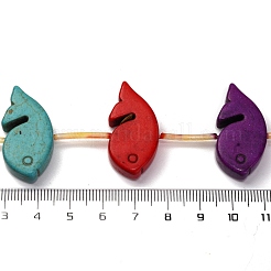 Kunsttürkisfarbenen Perlen Stränge&nbsp;G-C147-13B