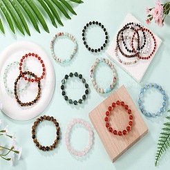 Pulseras naturales y sintéticas de piedras preciosas&nbsp;BJEW-SW001595