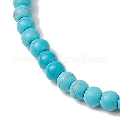 Bracciali di perline turchese sintetico&nbsp;BJEW-JB11417-02