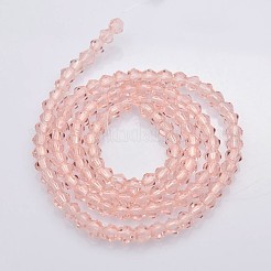 Chapelets de perles en verre bicone&nbsp;EGLA-P016-3mm-10