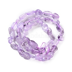 Natürliche Amethyst (gefärbt und erhitzt) Perlenstränge&nbsp;X-G-P497-01C-47