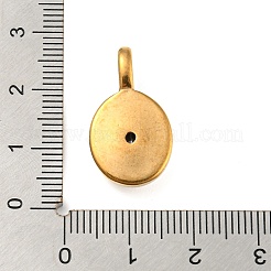 Vergoldete Strassanhänger aus Edelstahl 304&nbsp;STAS-Q253-01G-02