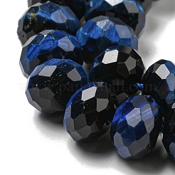Fili di perline di occhio di tigre naturale&nbsp;G-K351-B03-04