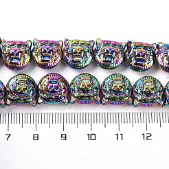 Galvanisierte synthetische nichtmagnetische Hämatitperlenstränge&nbsp;G-Q174-04D