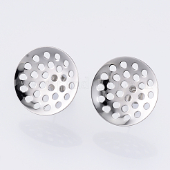 Boucles d'oreilles à tige en acier inoxydable 304 anti-ternissement&nbsp;LS-STAS-Q231-03B-A