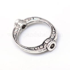 Donut-Legierungskorn tibetischem Stil Rahmen&nbsp;TIBE-R309-03AS-RS