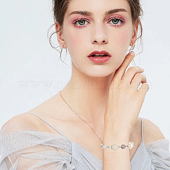 4 Stück 4 Stil gefärbte synthetische türkisfarbene Schildkröten- und Seesternperlen-Armband-Sets&nbsp;BJEW-SC0001-52