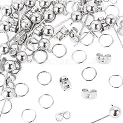 20 pezzo di orecchini a perno con sfera in ottone&nbsp;FIND-TA0011-06P