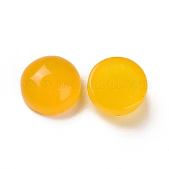 Cabochons jaunes naturels de jade&nbsp;G-E492-H-20