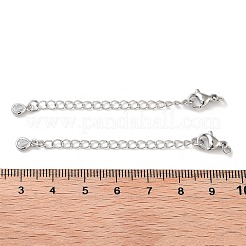 Messing mit Zirkonia Kettenverlängerung&nbsp;KK-B102-41P